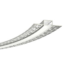 59mm wide bendable aluminum LED channel for plasterboard