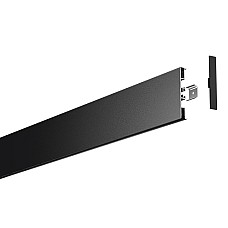 Black LED Aluminium Extrusion