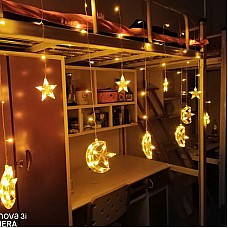 Moon Star Christmas House Lights 2.5M 138 LEDs
