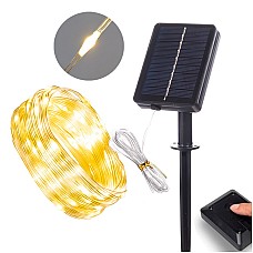 solar powered rope lights with touch switch