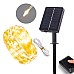 solar powered christmas light ropes strings