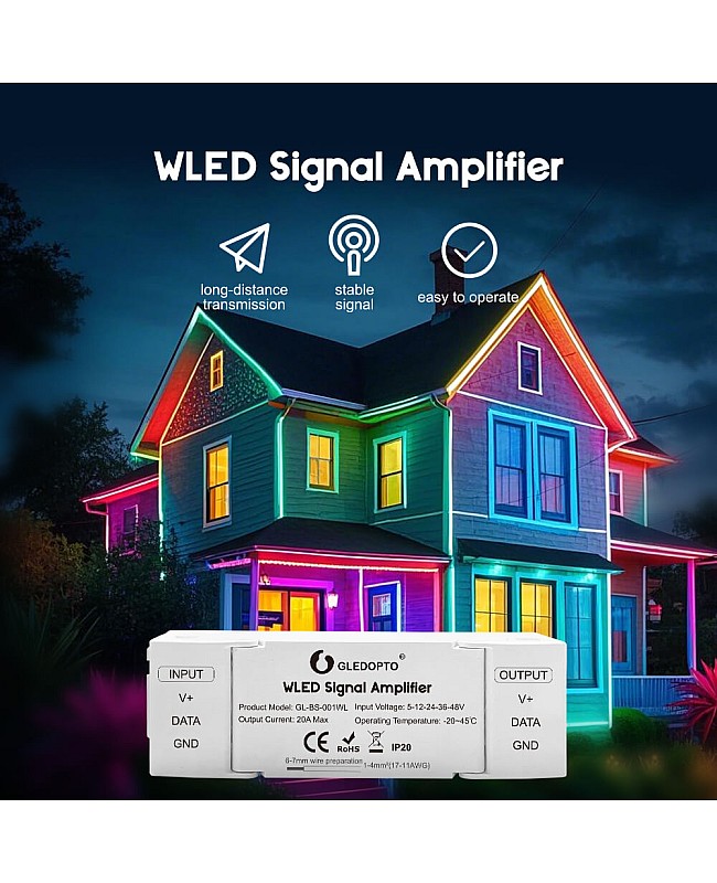 Benefits of using a WLED signal amplifier