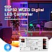ESP32 WLED digital LED controller built in sensitive microphone