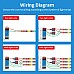 Wiring diagram for the ESP32 digital LED strip controllers