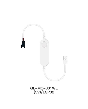 5V mini inline WLED LED strip controller with USB port