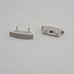 End caps for slim T bar LED aluminum profiles