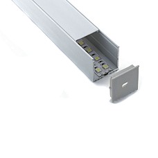 High Power Recessed LED Aluminium Channel
