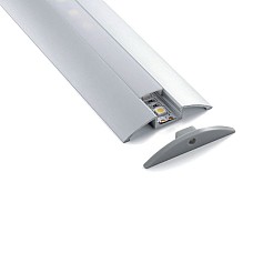 Flat LED Tape Aluminium Profile For Under Cabinet LED Lighting