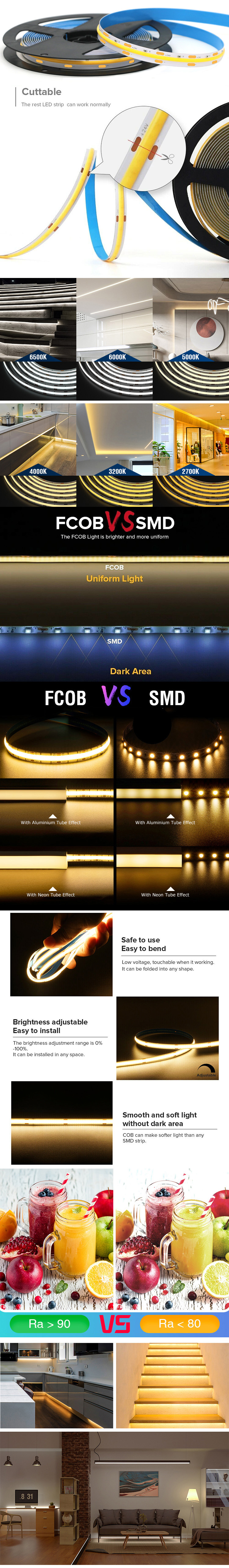 12 Volt COB LED Strip