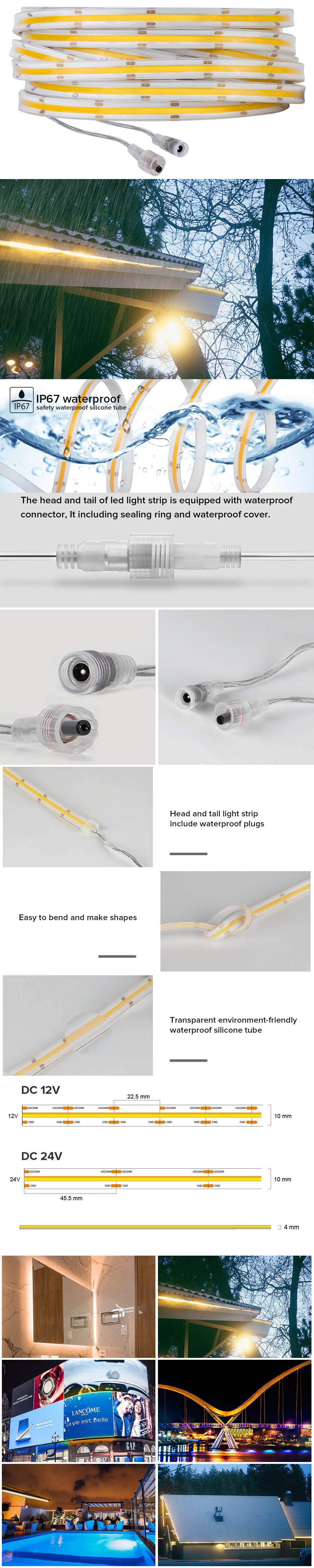 Outdoor LED Strip Lights Alexa Compatible