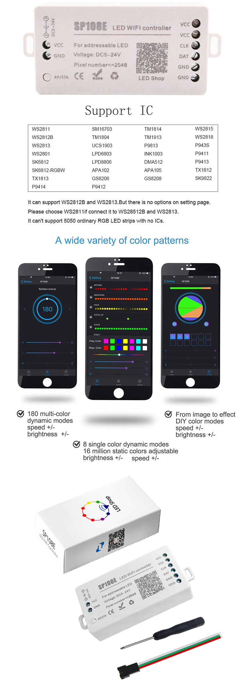 SP108E LED Controller