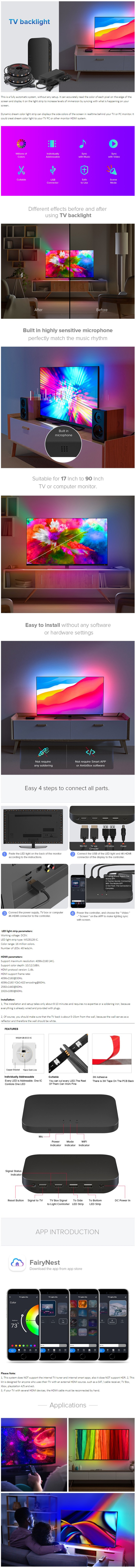 Ambient LED Lights For TV