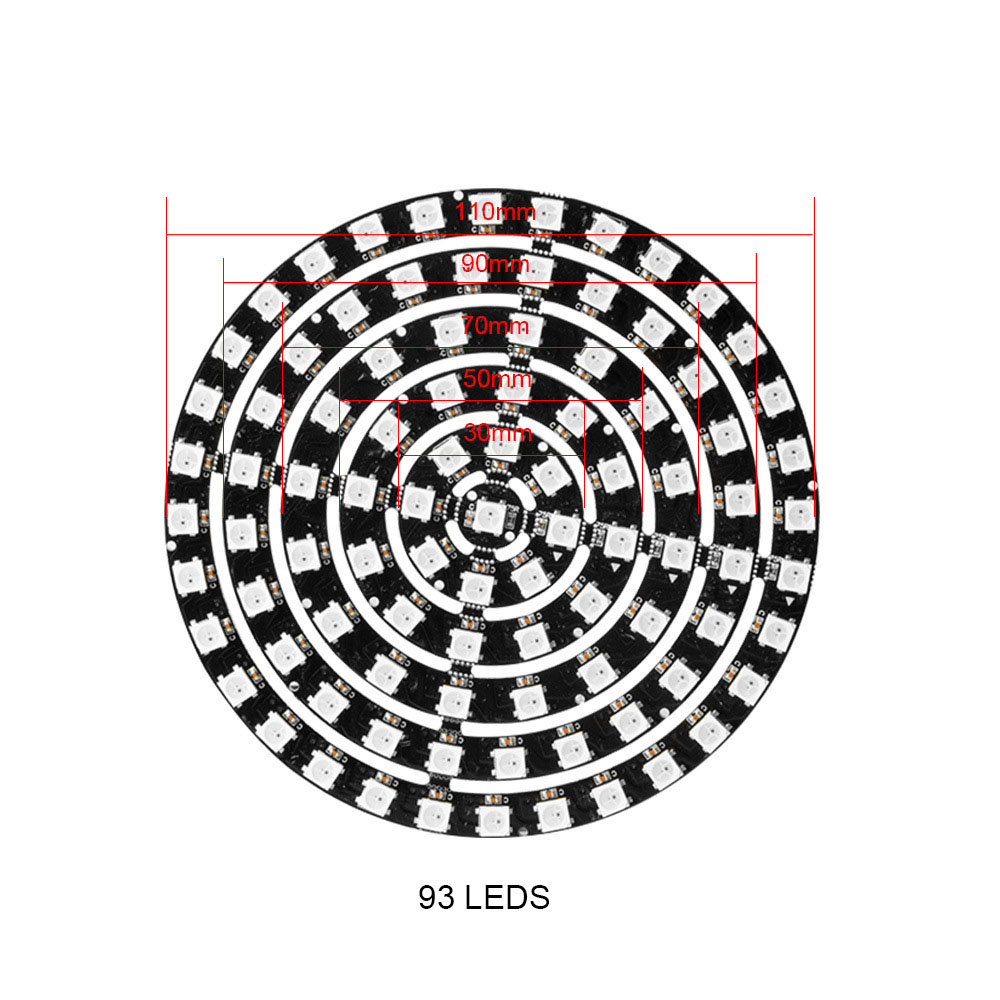 WS2812B RGB panel for decorative lighting projects