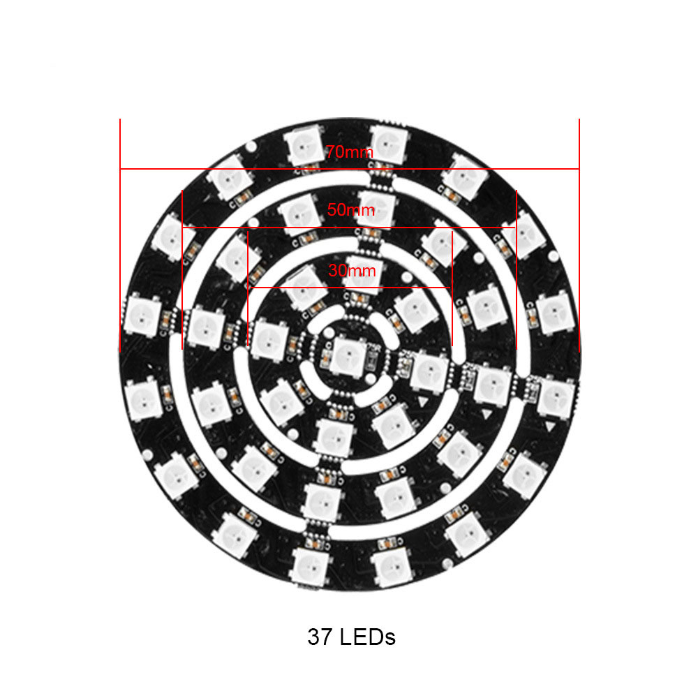 Full-color RGB matrix panel for pixel animation