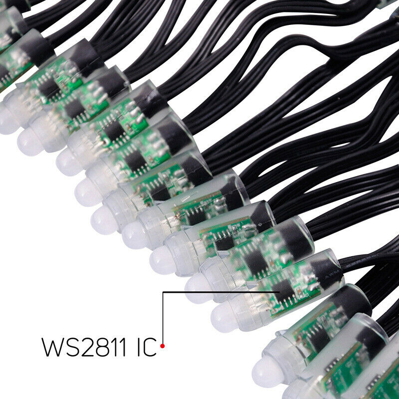 WS2811 Individually Programmable Holiday String Lights