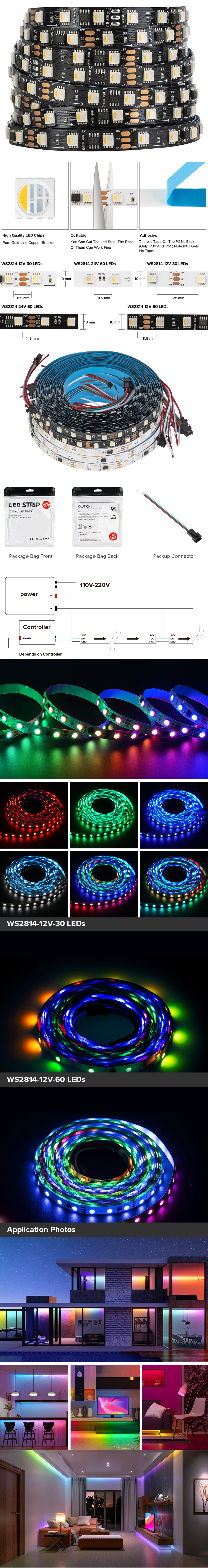 RGBIC LED Strip Cuttable