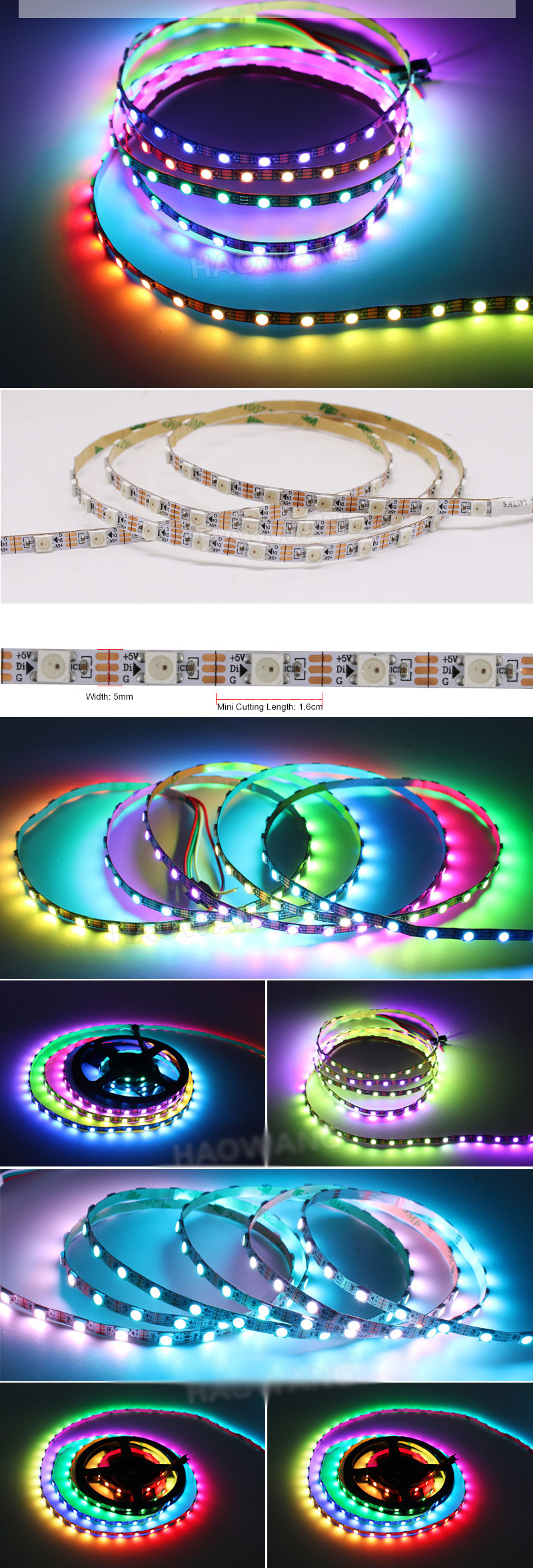 WS2812 Flexible LED Strips
