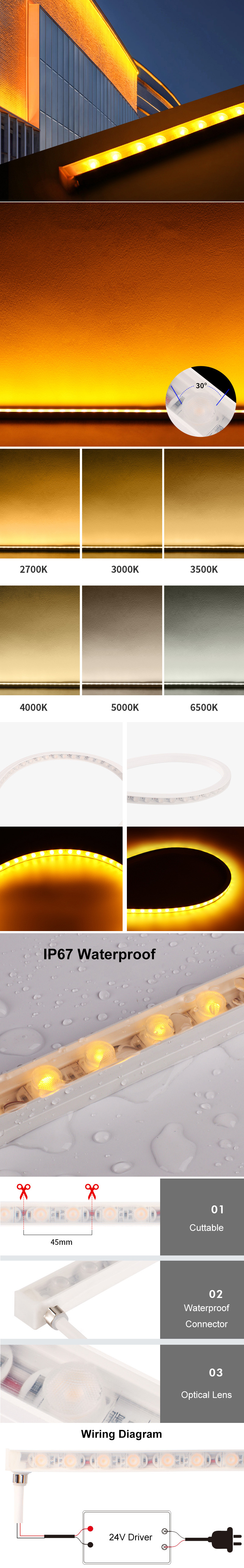 Landcape wall washer lamps product descriptions