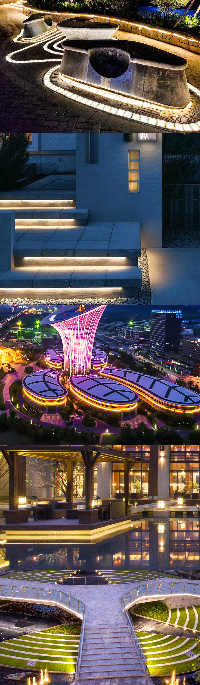 Waterproof outdoor LED strips applications