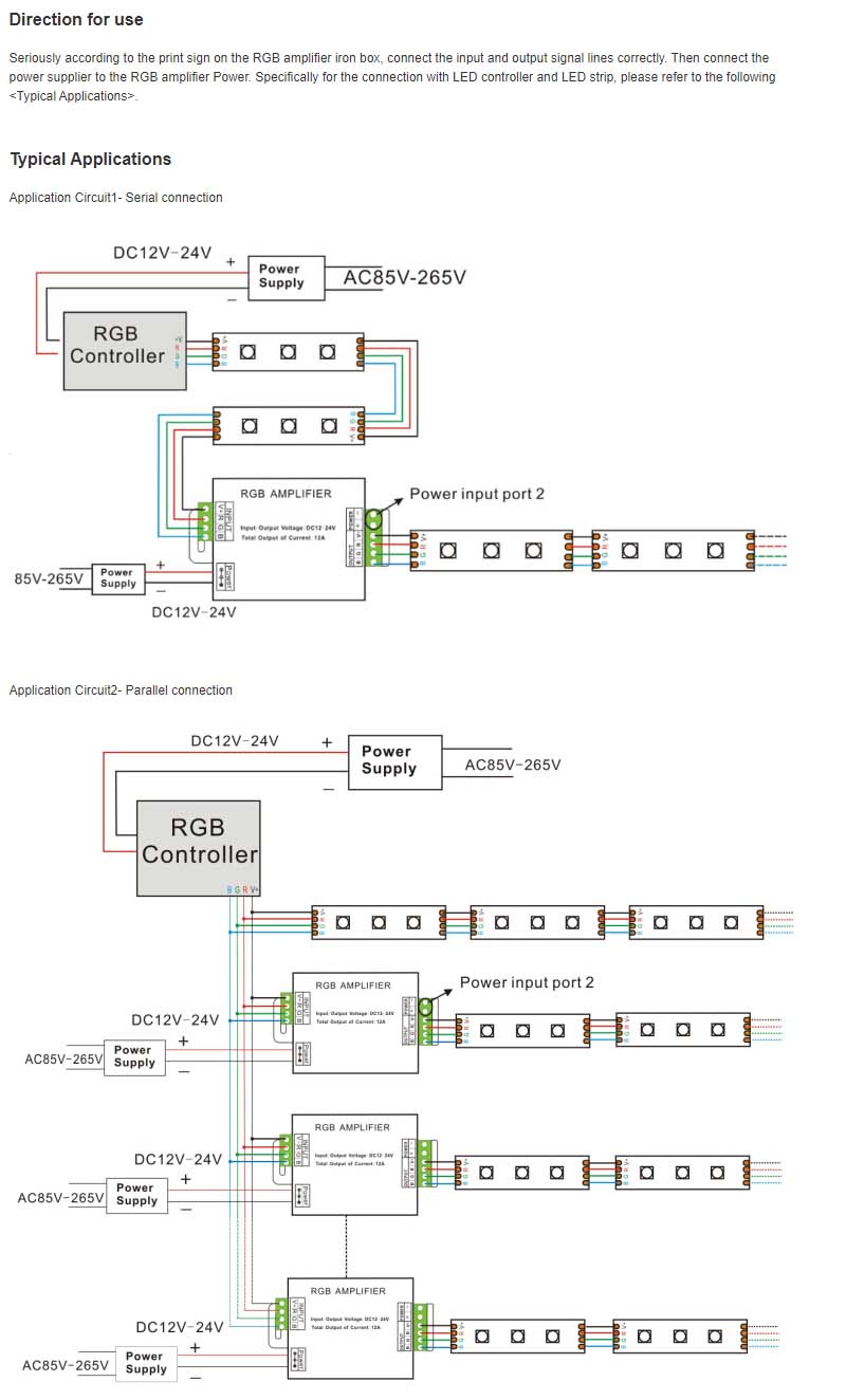 RGB LED Amplifier