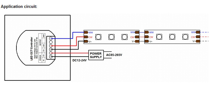 DC24V CCT LED Controller