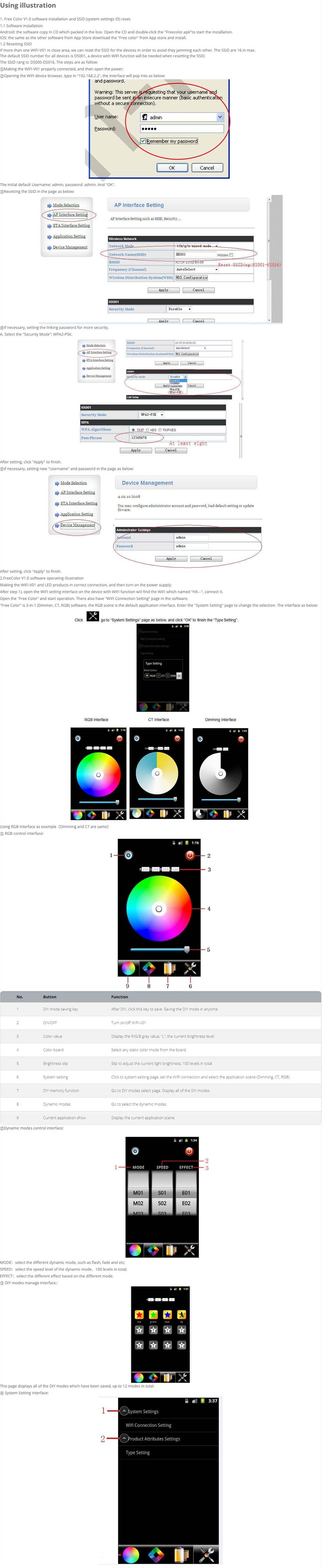 WIFI LED Light Controller