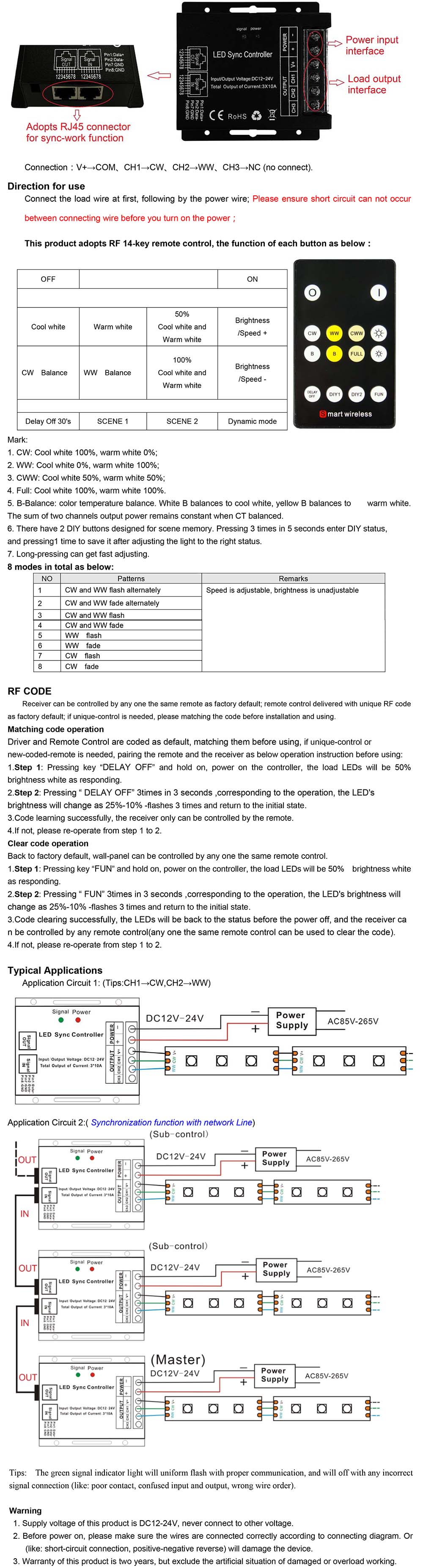 Correlated Color Temperature LED Controller