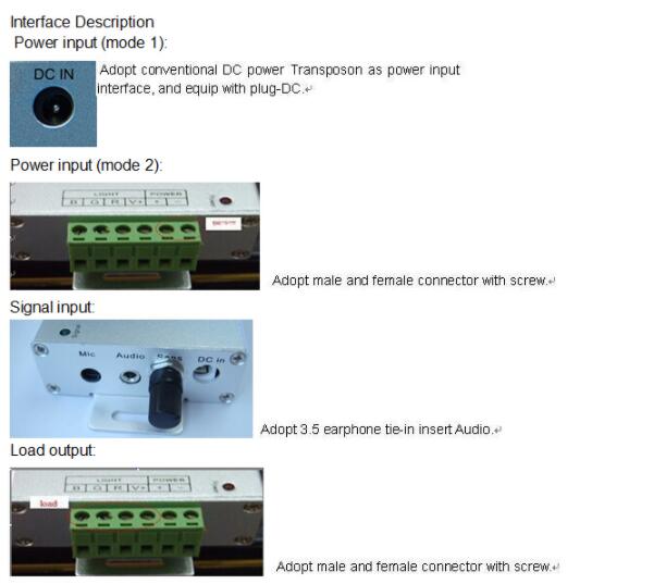 DC12V RF RGB LED Controller
