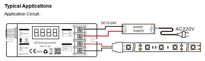 Bluetooth Mesh Technology Dimmer