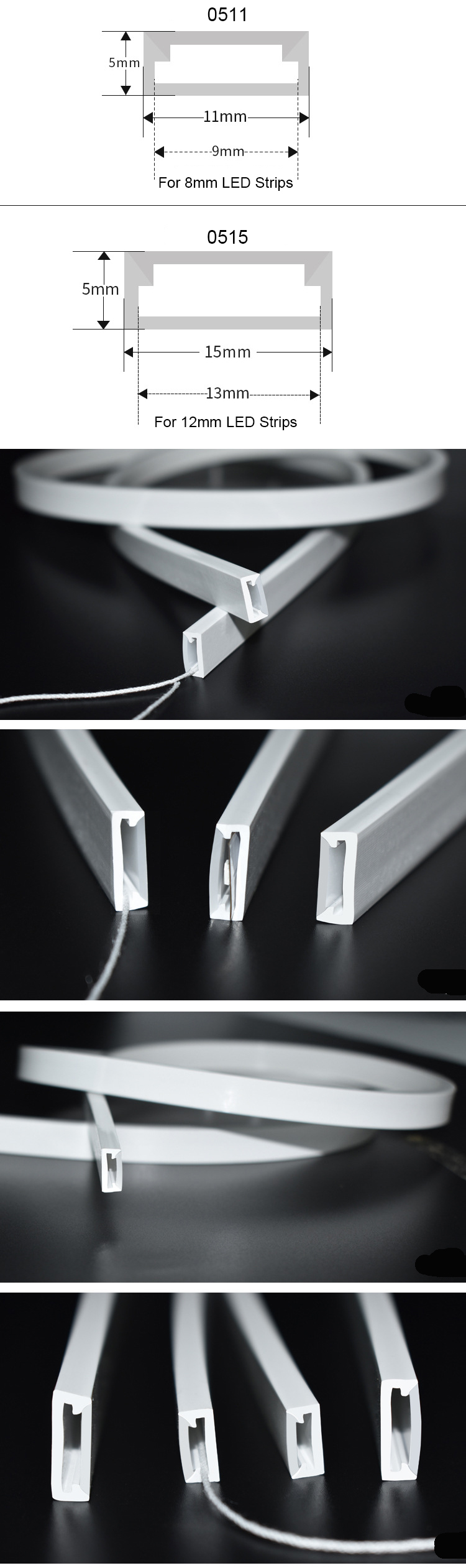 Silicone Flexible LED Extrusion