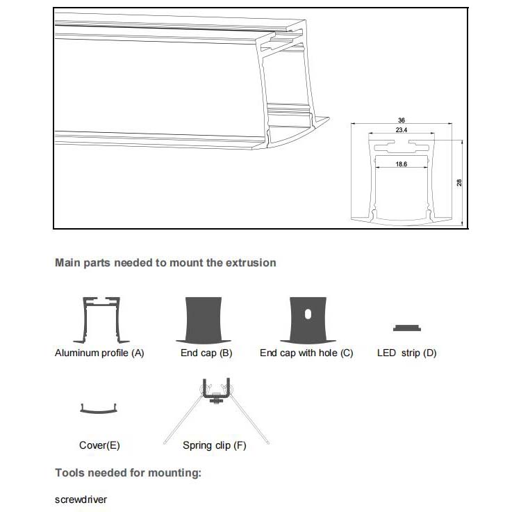 How To Install The LED Aluminium Extrusions