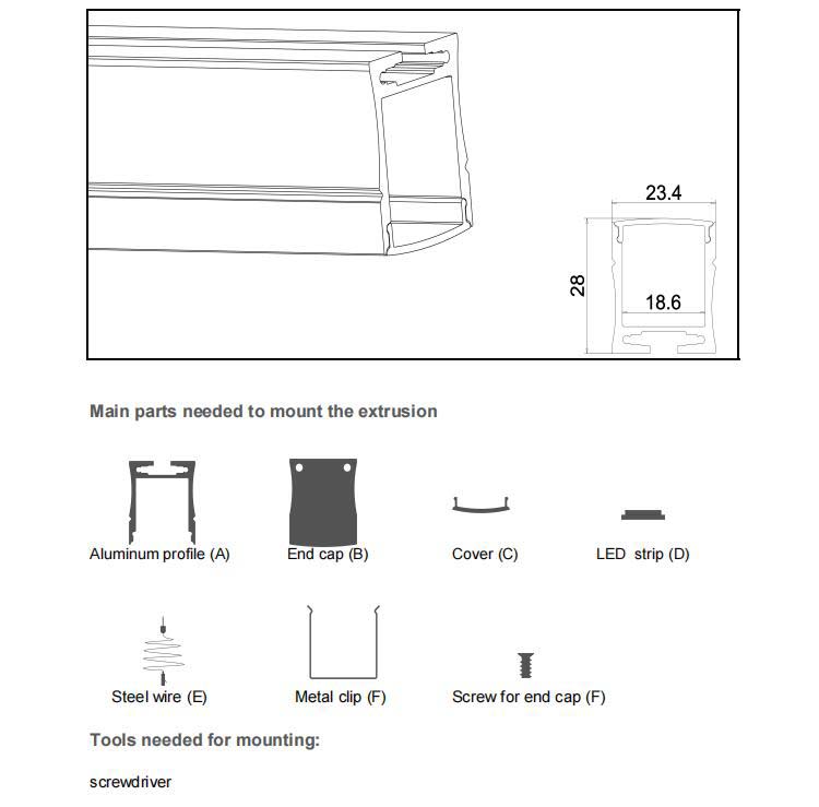How To Install The LED Channels And Diffusers