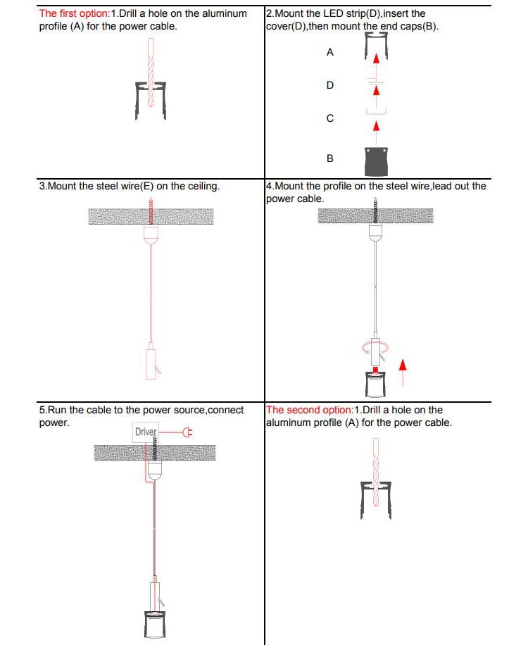 LED Channels And Diffusers For LED Tapes