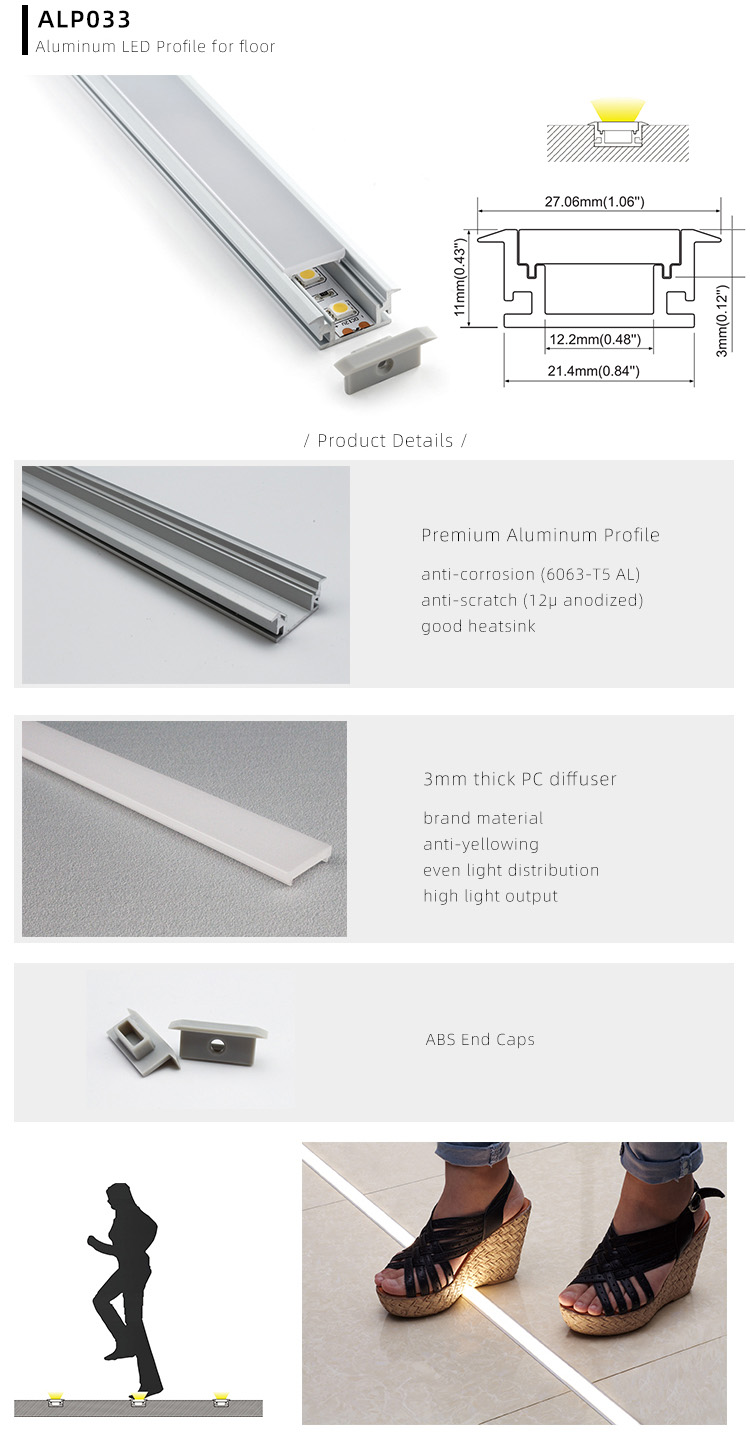 Aluminium Light Profile Installation