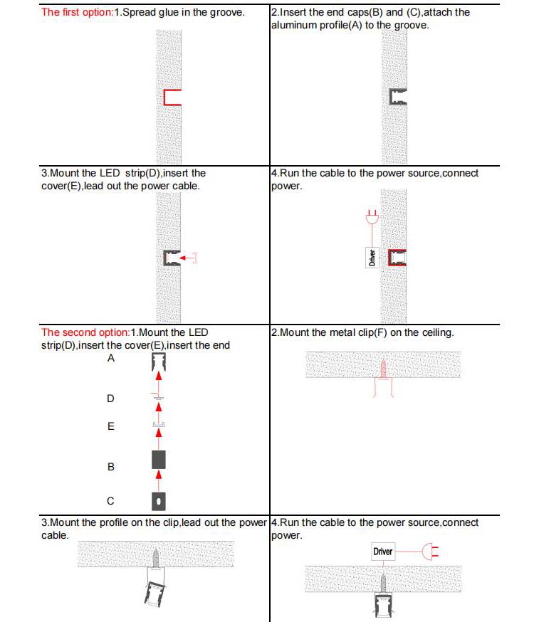 How To Install The LED Aluminium Extrusion