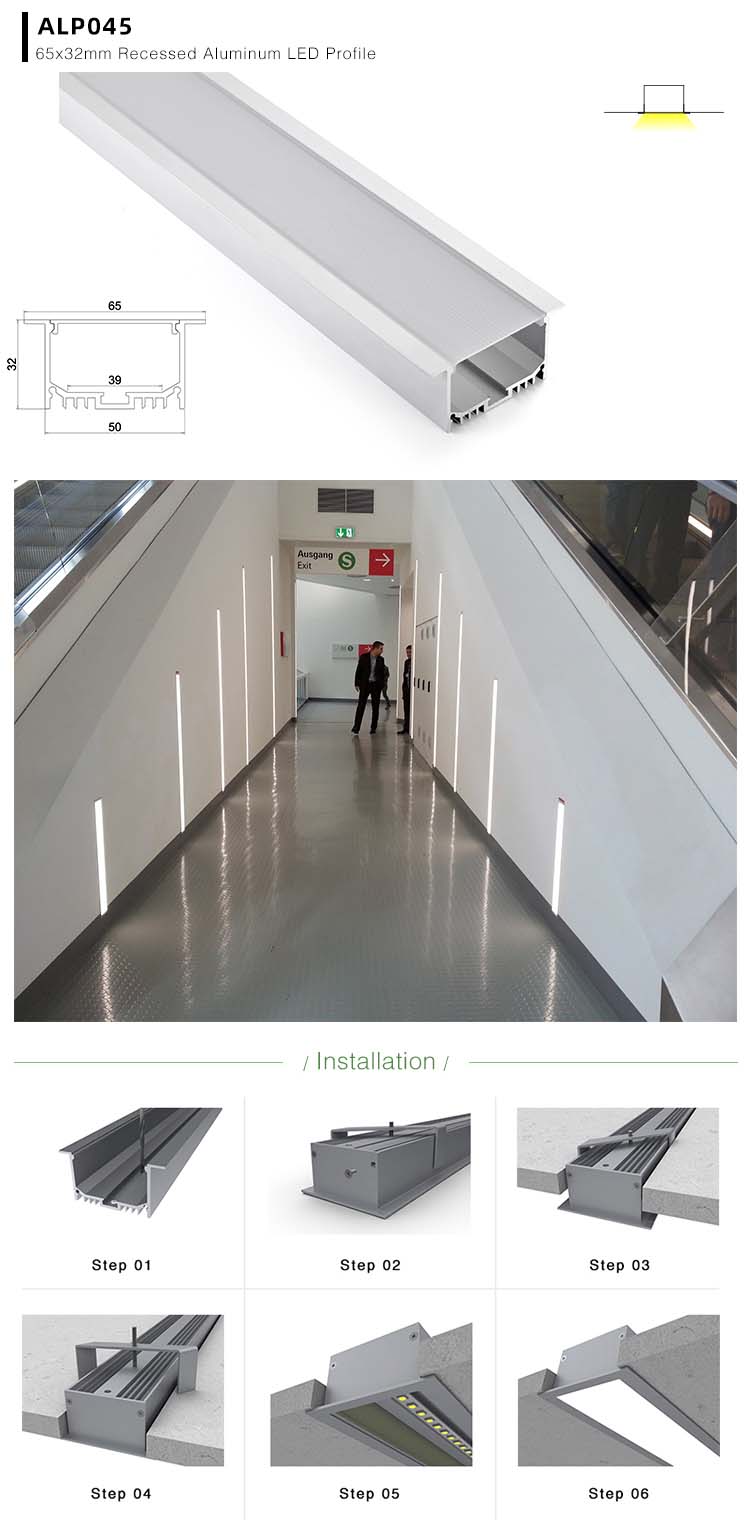 LED Light Aluminum Channel Installation