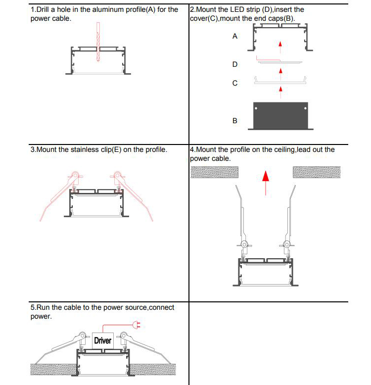 How To Install LED Strip Lighting Channel