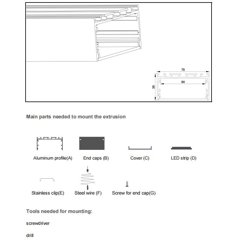 Linkable Light Aluminium Profiles