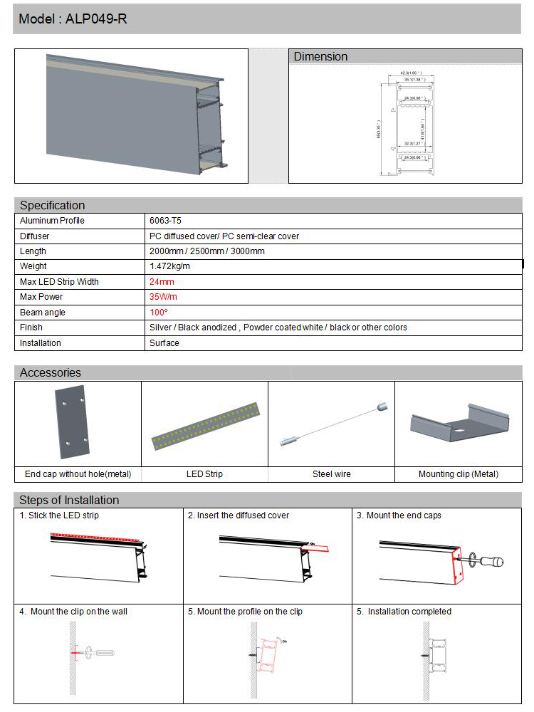 How To Install Surface Mounted LED Tape Aluminum Channels
