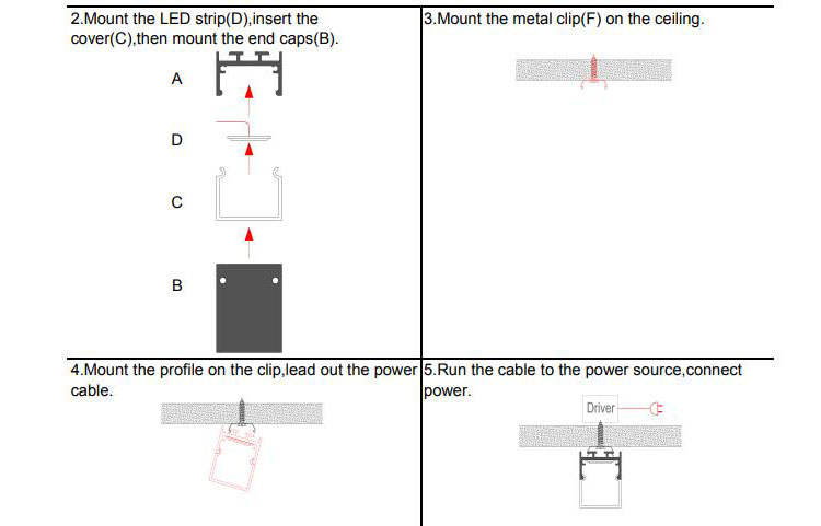 How To Install LED Light Channel With Diffuser