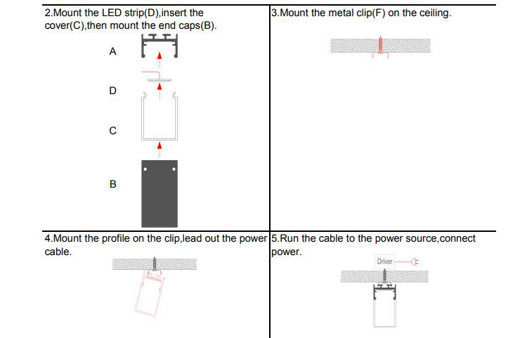How To Install LED Tape Aluminium Extrusion