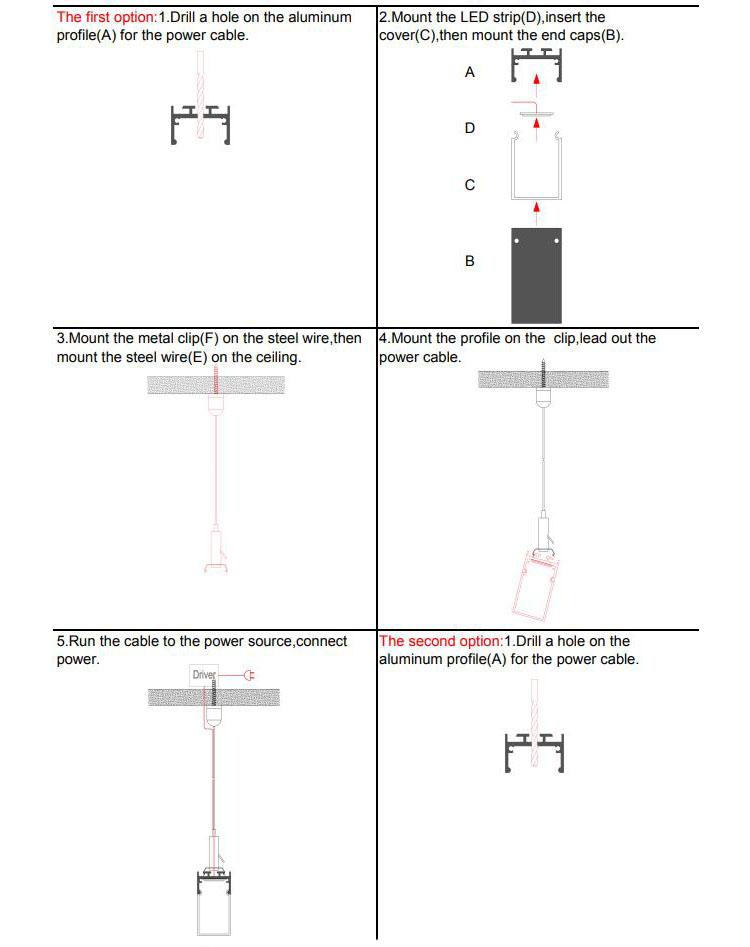 How To Install LED Tape Light Extrusion