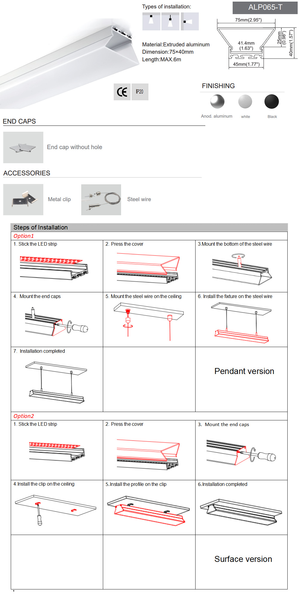 LED Light Strip Channels
