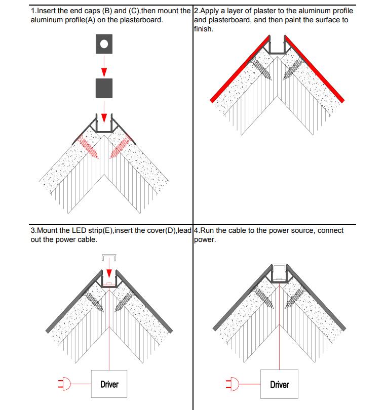 How To Install External Corner LED Drywall Profiles