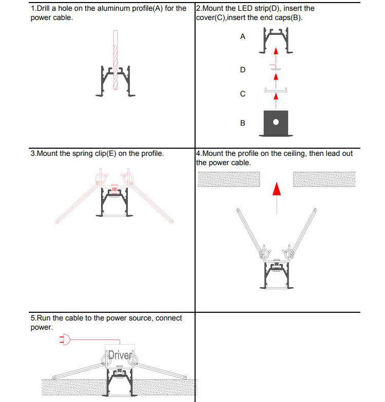 How To Install 25mm Recessed LED Channel And Diffuser