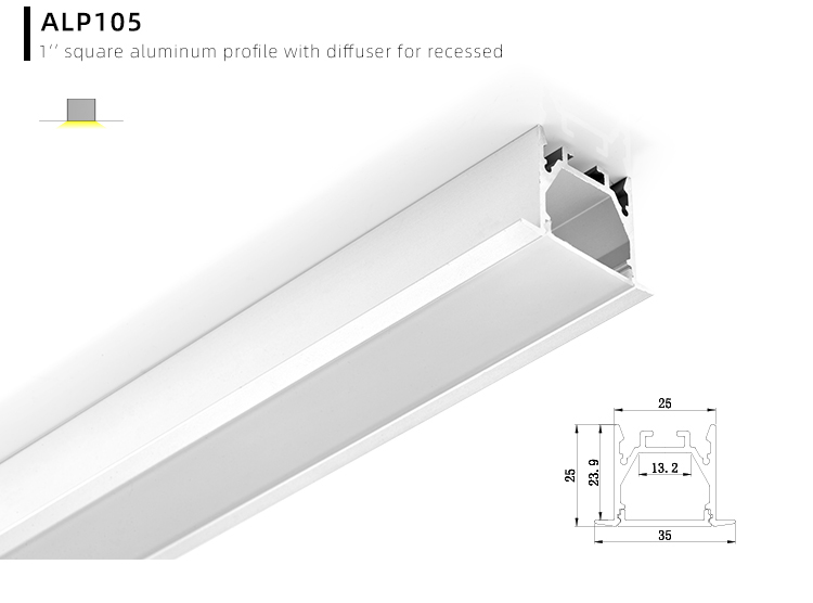 Recessed LED Channels And Diffusers For Tape Lighting Review