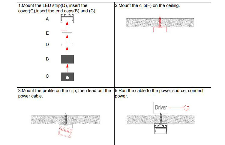 How To Install LED Strip Extrusion