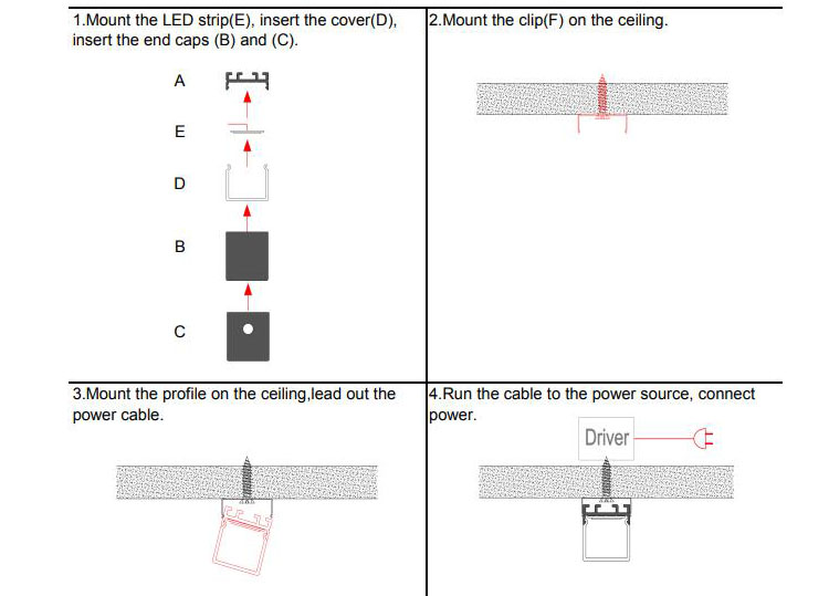 How To Install Pendant Aluminum LED Profile Housing