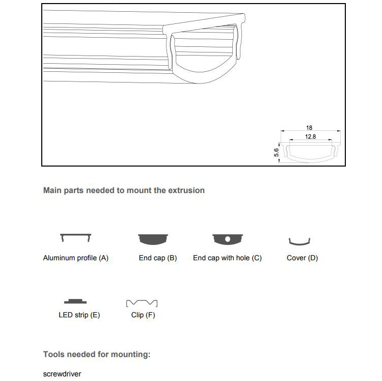 Flexible LED Extrusion