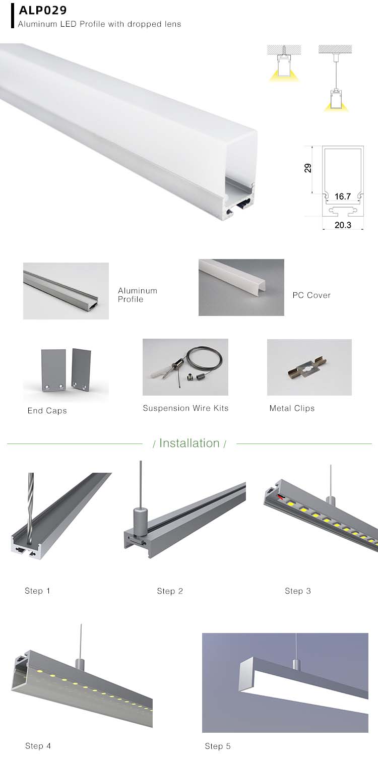 LED Strip Aluminium Channel Installation
